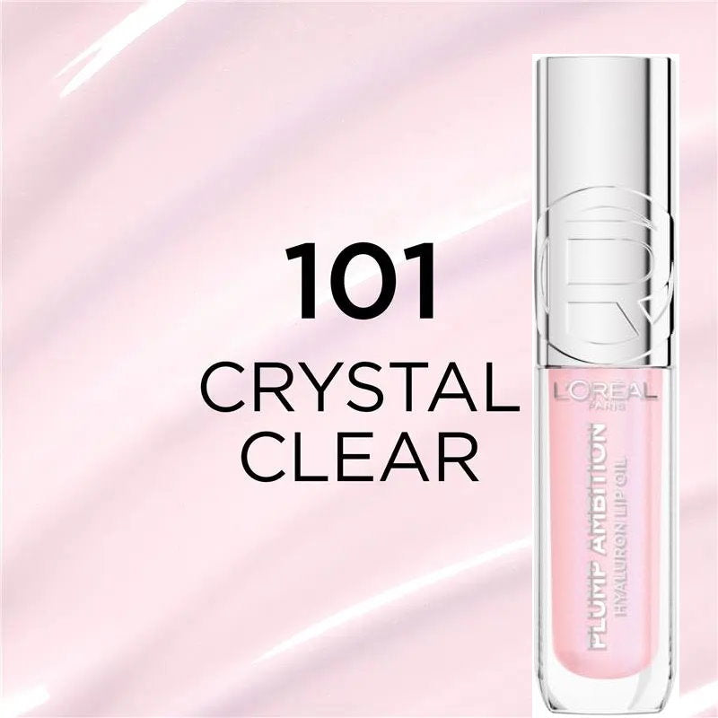 L'Oreal Paris Plump Ambition Hyaluron Lip Oil 101 Cristal Clear 5ml