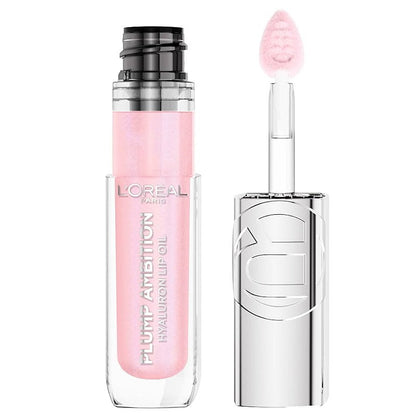 3x L'Oreal Paris Plump Ambition Hyaluron Lip Oil 101 Cristal Clear 5ml