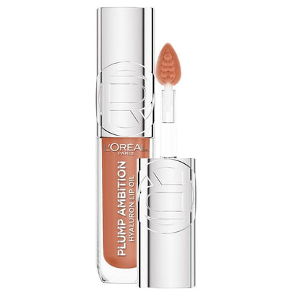 3x L'Oreal Paris Plump Ambition Hyaluron Lip Oil 641 Latte Glace 5ml