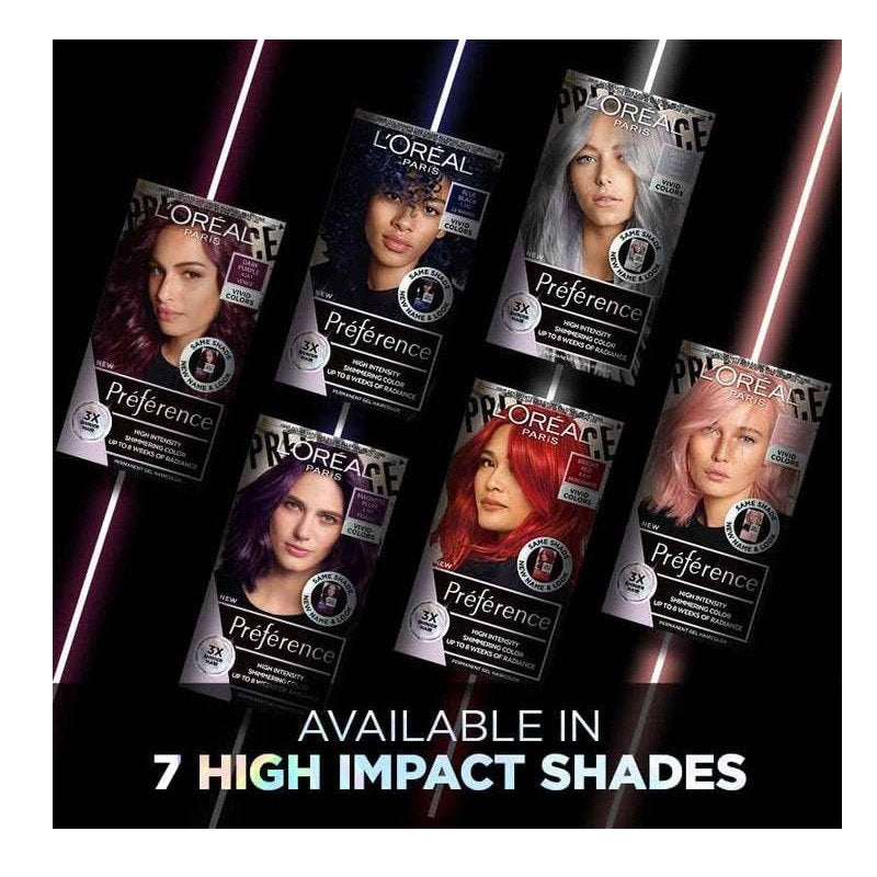 L'Oreal Paris Preference Vivids Permanent Hair Colour 4.261 Dark Purple