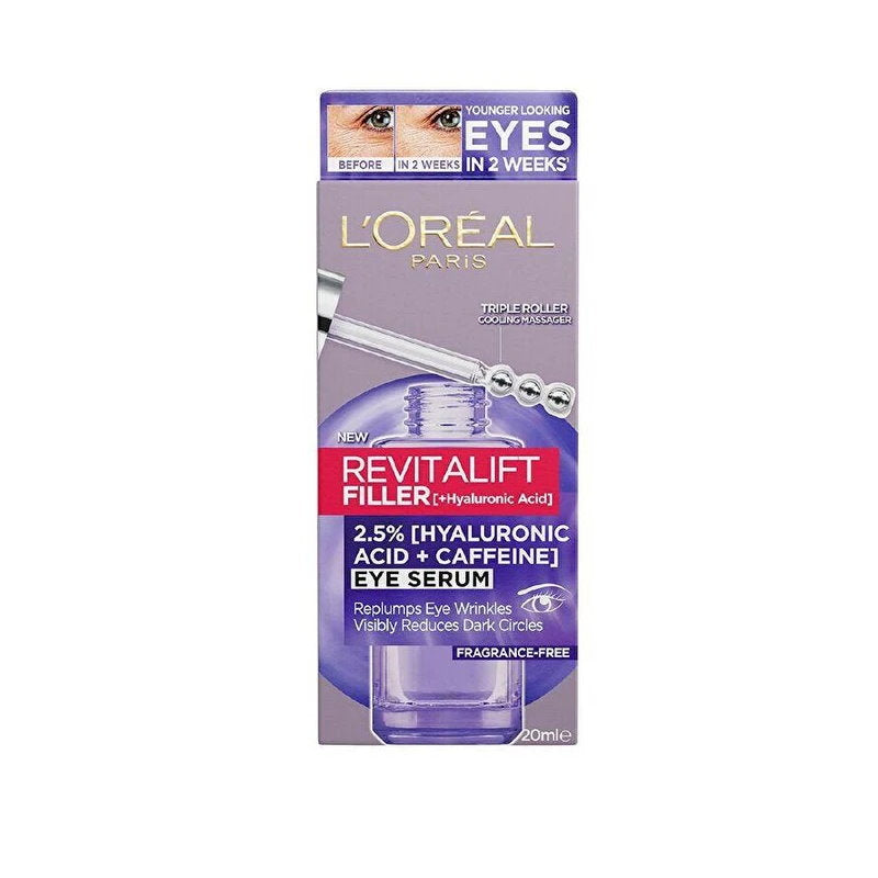 L'Oreal Paris Revitalift Filler Hyaluronic Acid Eye Serum 20mL
