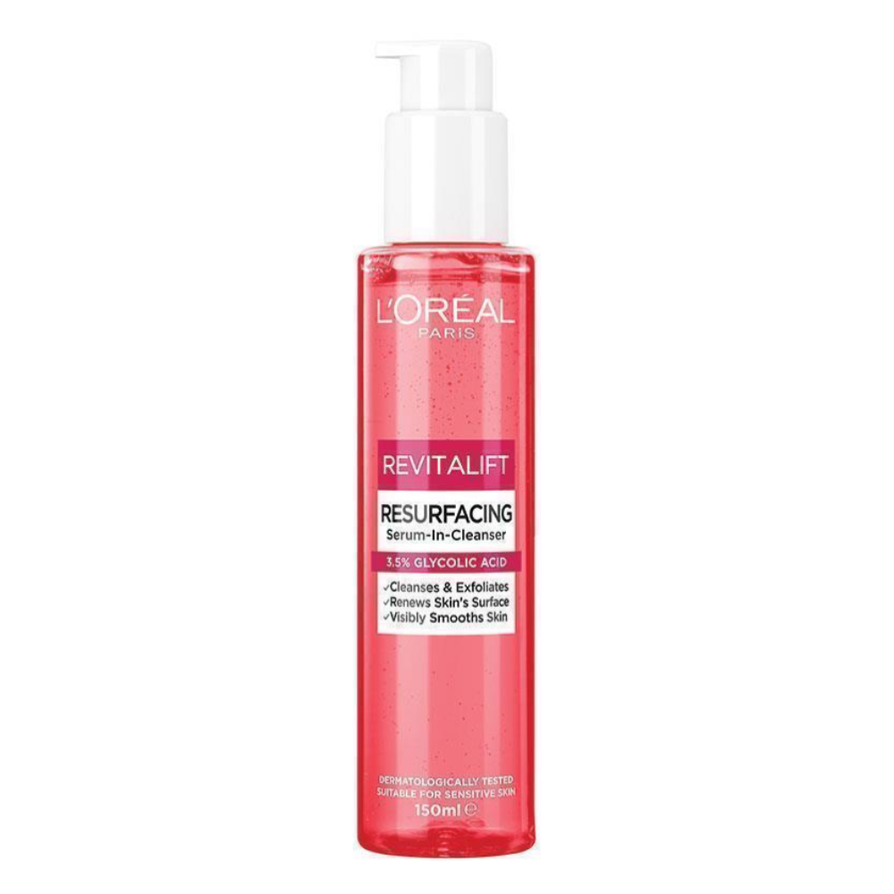 6x L'Oreal Paris Revitalift Resurfacing Serum in Cleanser 150ml