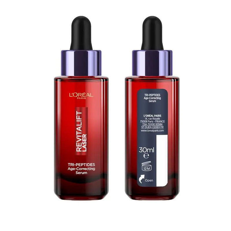 12x L'Oreal Paris Revitalift Tri-Peptides Laser Serum 50ml