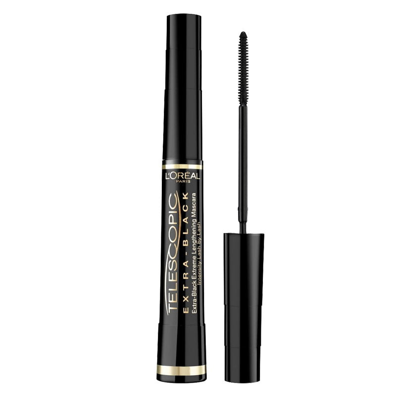 L'Oreal Telescopic Extra Black mascara on a white background