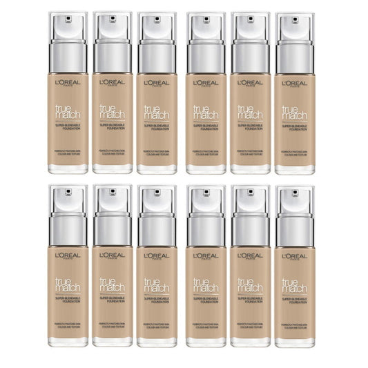12x L'Oreal Paris True Match Liquid Foundation 2.N Neutral
