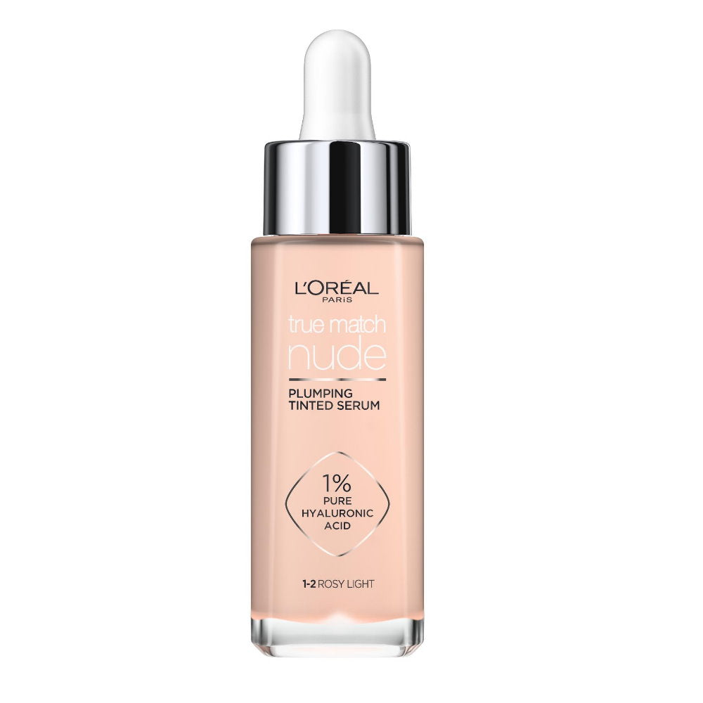 L'Oreal Paris True Match Nude Plumping Tinted Serum 30ml 1-2 Rosy Light