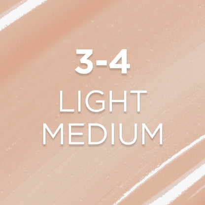 3x L'Oreal Paris True Match Nude Plumping Tinted Serum 30ml 3-4 Light Medium