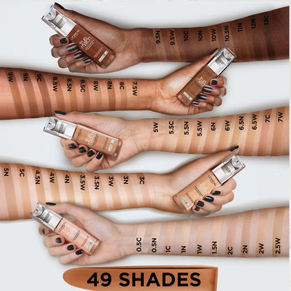 3x L'Oreal Paris True Match Liquid Foundation 3.D/3.W Warm Undertone