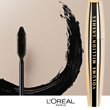 3x L'Oreal Paris Volume Million Lashes Mascara 9ml Black