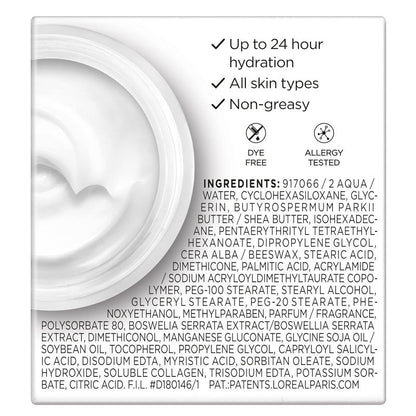 9x L'Oreal Paris Wrinkle Expert Hydrating Collagen Anti Wrinkle Day Cream 35+ 50mL