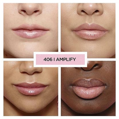 12x L'Oreal Paris Glow Paradise Plumping Lip Gloss 7ml 406 I Amplify