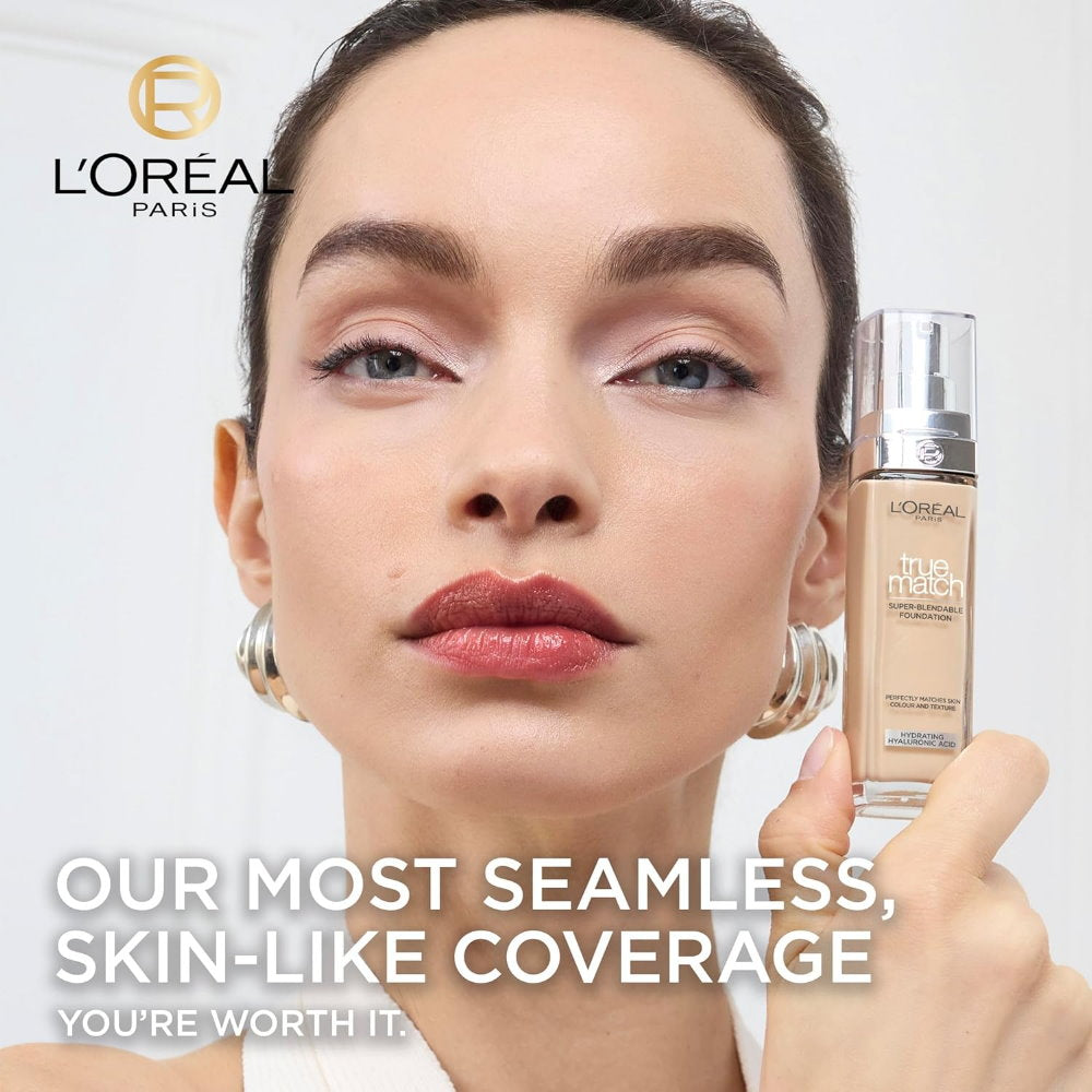 L'Oreal Paris True Match Liquid Foundation 30ml 1.D/1.W Warm Dore