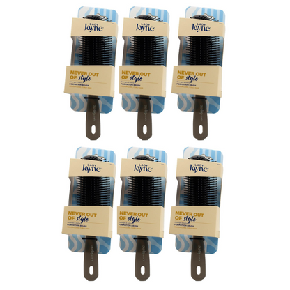 6x Lady Jayne Never Out Of Style Detangle and Define Formation Brush