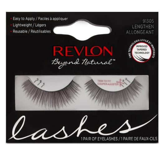 Revlon Beyond Natural Lashes 91305 Lengthen 1 Pair - Makeup Warehouse Australia
