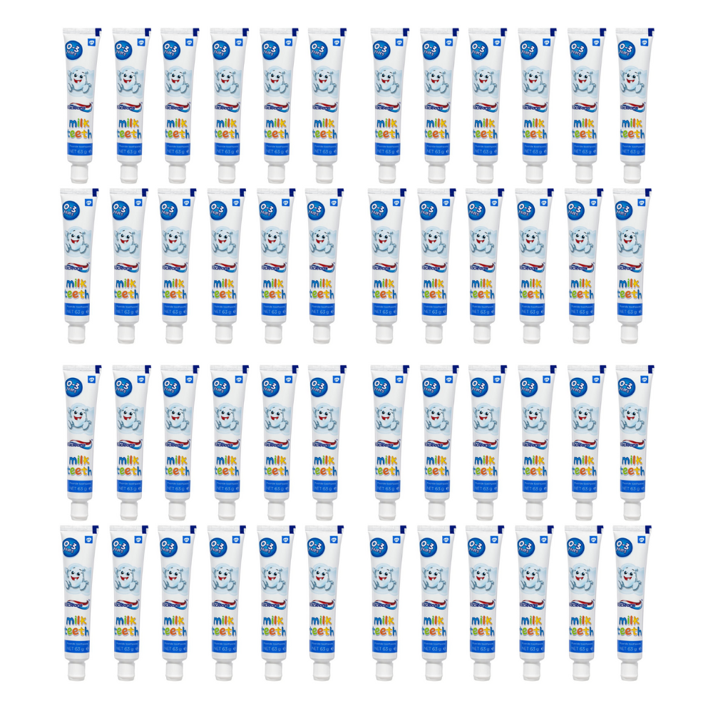 48x Macleans Milk Teeth Toothpaste 0-3 years 63g