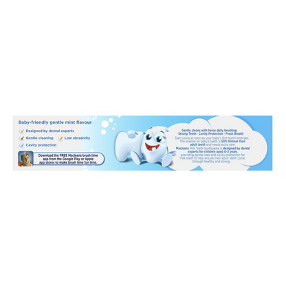 5x Macleans Milk Teeth Toothpaste 0-3 years 63g