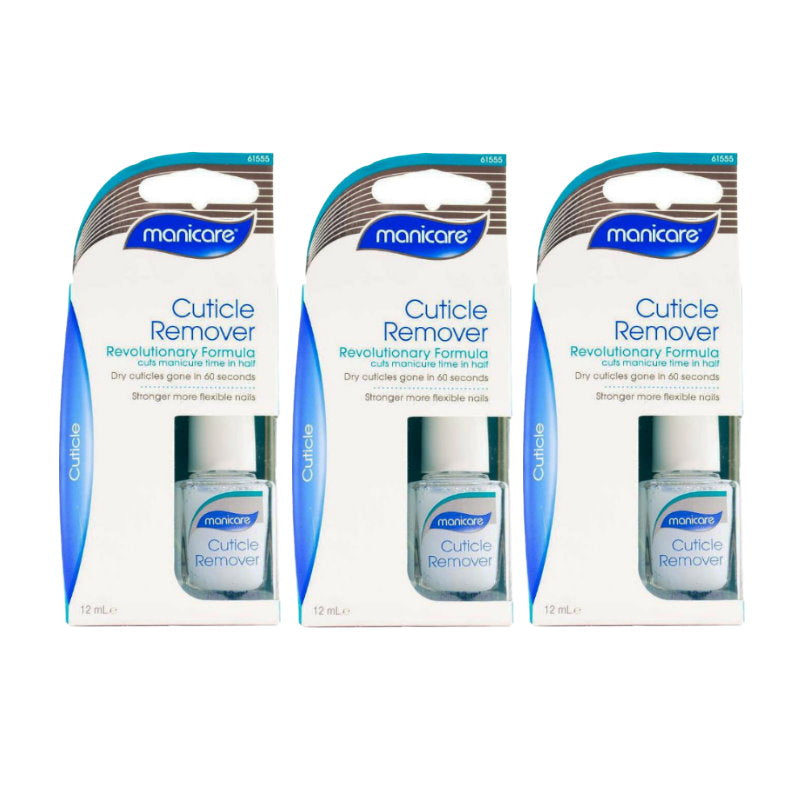 3x Manicare Cuticle Remover 12ml