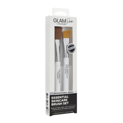 2pk Set Manicare Glam Pro Essential Skincare Brush Set + Silicone Brush Set