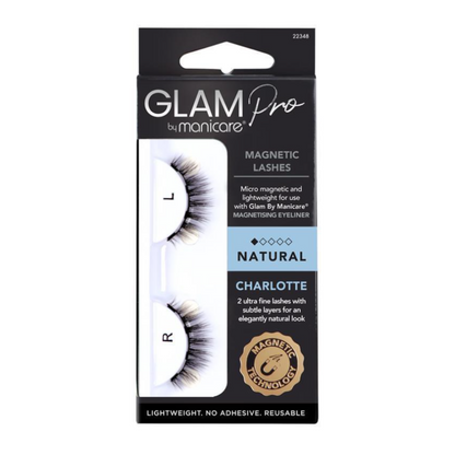 6x Manicare Glam Pro Magnetic Lashes Natural Charlotte
