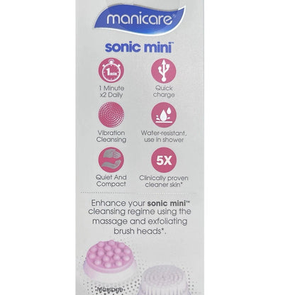 6x Manicare Sonic Mini Facial Cleanser