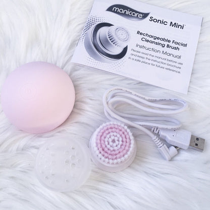 3x Manicare Sonic Mini Facial Cleanser - Rechargeable