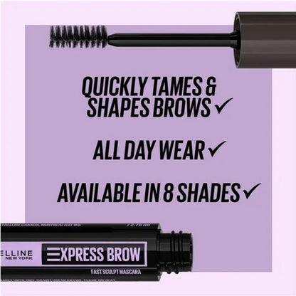12x Maybelline Brow Fast Sculpt Eyebrow Mascara 06 Deep Brown