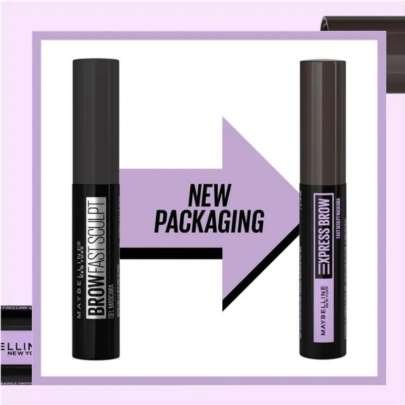 3x Maybelline Brow Fast Sculpt Eyebrow Mascara 06 Deep Brown