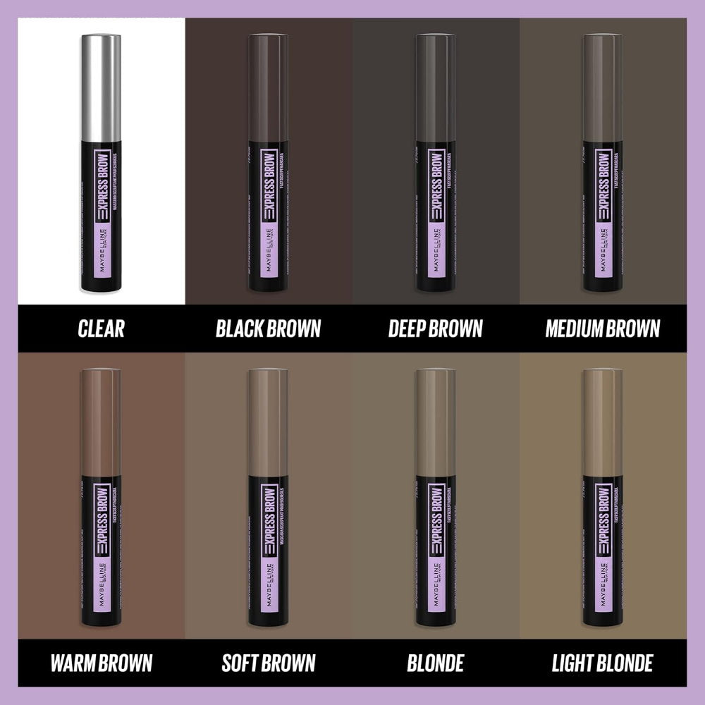3x Maybelline Eye Brow Fast Sculpt Mascara Gel Blonde - carded