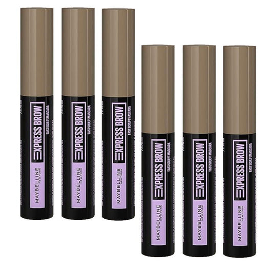 6x Maybelline Brow Fast Sculpt Eyebrow Mascara 01 Blonde