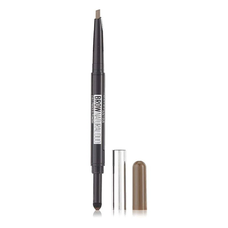 4x Maybelline Brow Natural Duo Define & Fill Duo Light Brown (Carded)