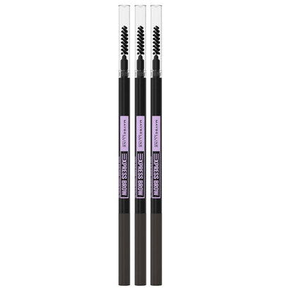3x Maybelline Brow Ultra Slim Eyebrow Pencil 05 Deep Brown