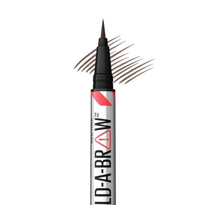 3x Maybelline Build A Brow 2 in 1 Pen Sealing Gel Eyebrow 260 Deep Brown