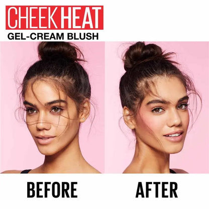 3x Maybelline Cheek Heat Sheer Gel Cream Blush 8ml 15 Nude Burn
