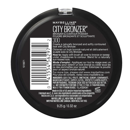 Maybelline City Bronzer & Contour Powder 8g 300 Deep Cool