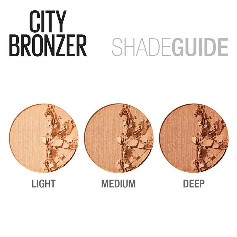 6x Maybelline City Bronzer & Contour Powder 8g 200 Medium Cool