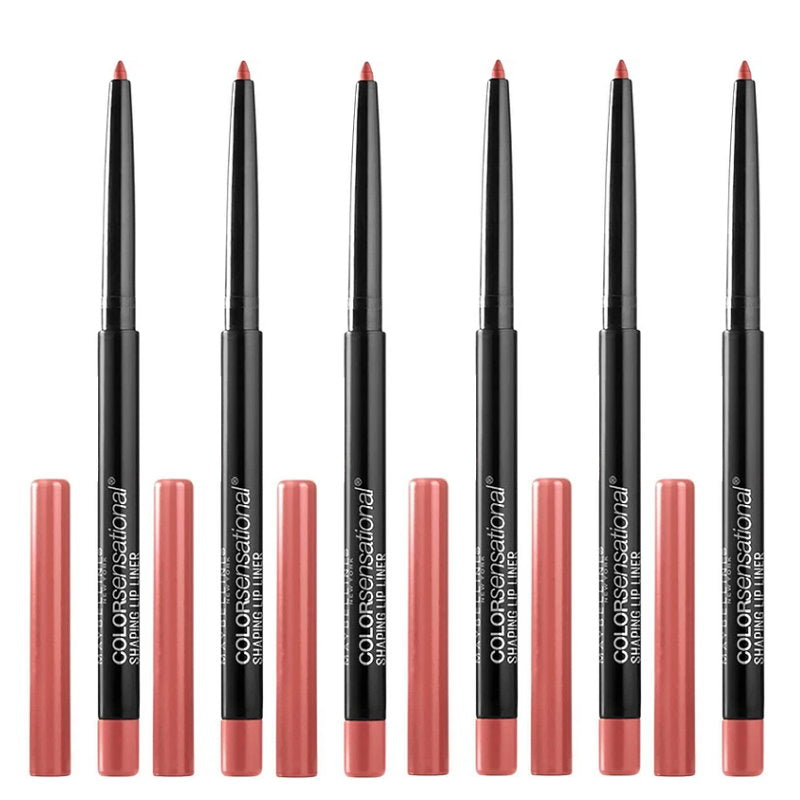 6x Maybelline Color Sensational Shaping Lip Liner - 125 Magnetic Mauve