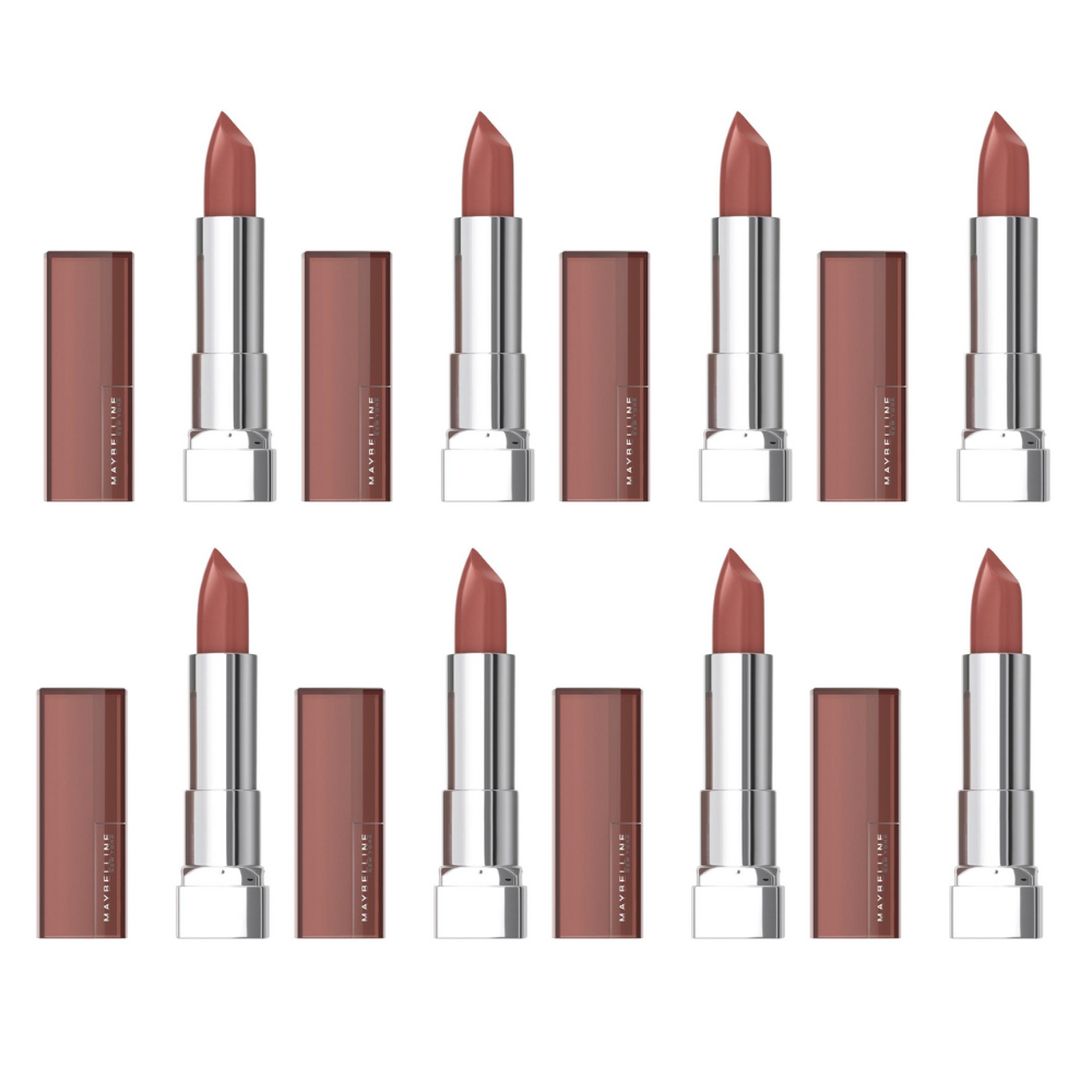 8x Maybelline Color Sensational the Creams Lipstick 133 Almond Hustle