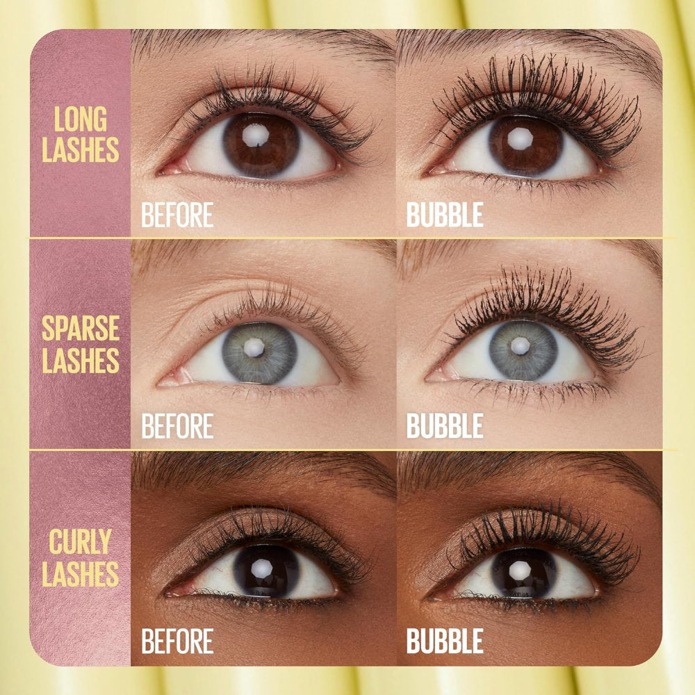 12x Maybelline Colossal Bubble Washable Mascara 10ml Black