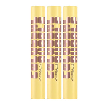 3x Maybelline Colossal Bubble Washable Mascara 10ml Black