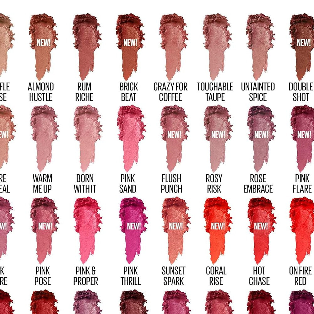 4x Maybelline Colour Sensational The Creams Lipstick 4.2g 005 Pink Sand