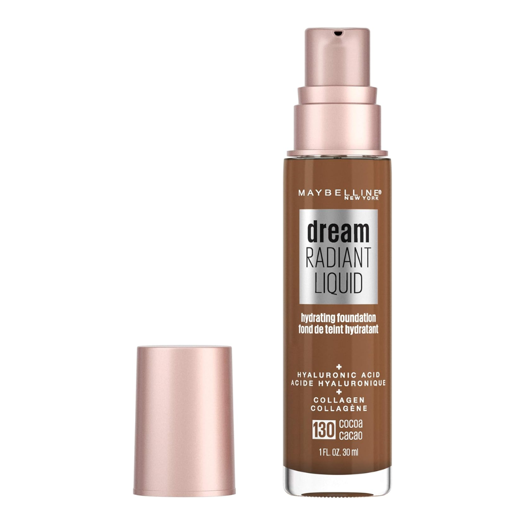 2x Maybelline Dream Radiant Liquid Foundation 30ml 130 Cocoa