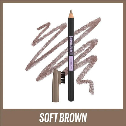 6x Maybelline Express Brow Shaping Pencil 03 Soft Brown