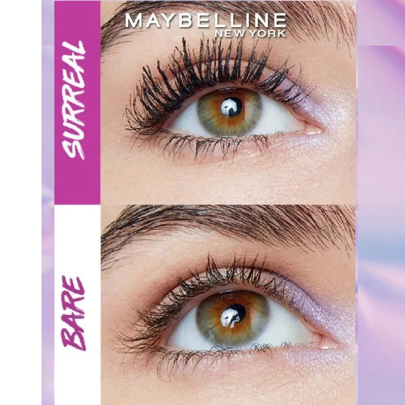 3pk Maybelline The Falsies Surreal Extensions Mascara - 01 Very Black Washable (carded)
