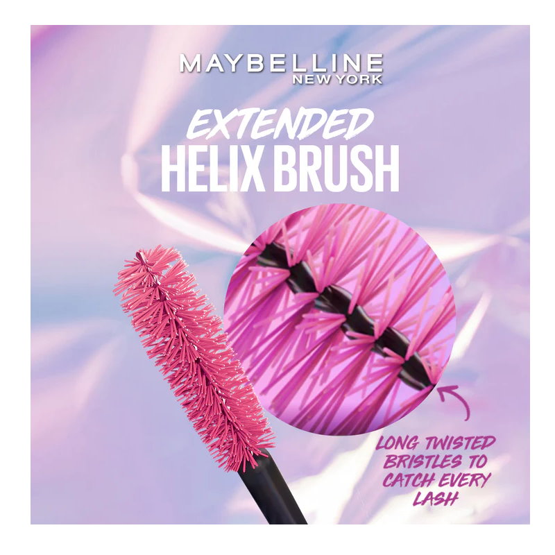 6pk Maybelline The Falsies Surreal Extensions Mascara - 01 Very Black Washable (carded)