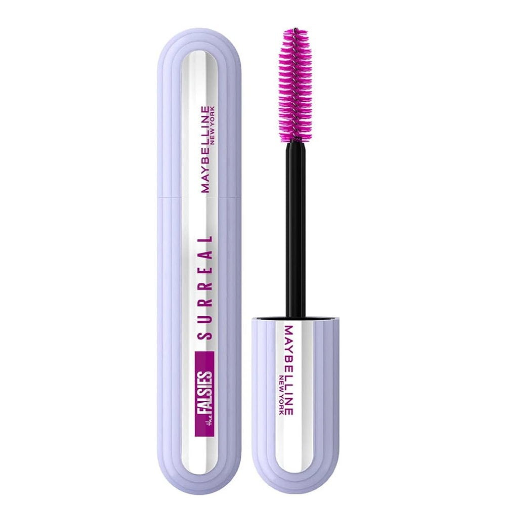 3pk Maybelline The Falsies Surreal Extensions Mascara - 01 Very Black Washable (carded)