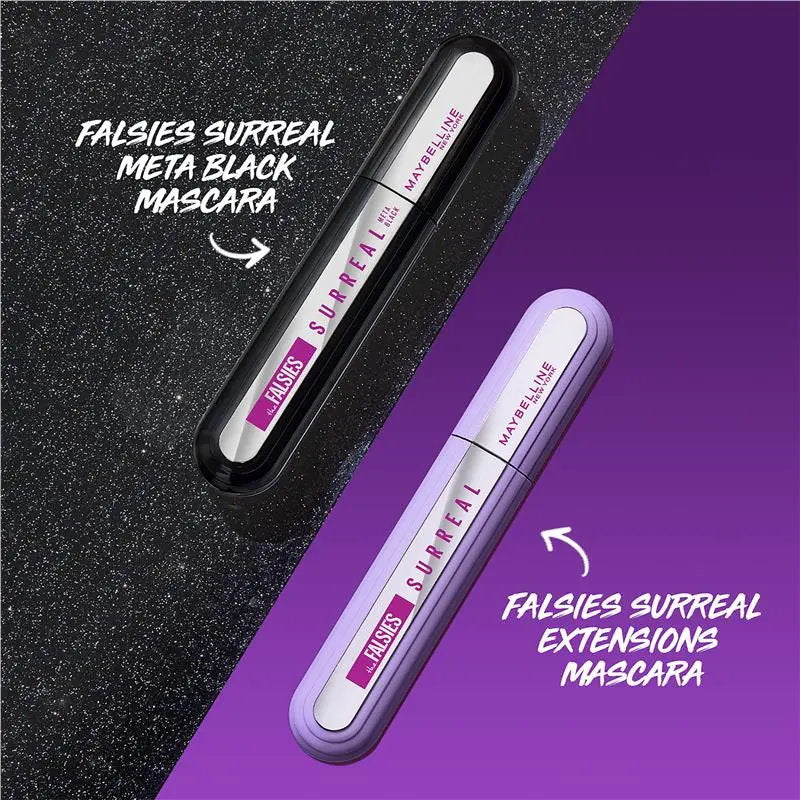 12x Maybelline Falsies Surreal Mascara 10ml Meta Black
