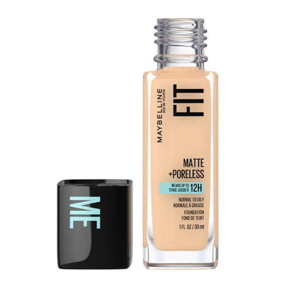 6x Maybelline Fit Me Matte Poreless Mattifying Liquid Foundation 30ml 120 Classic Ivory