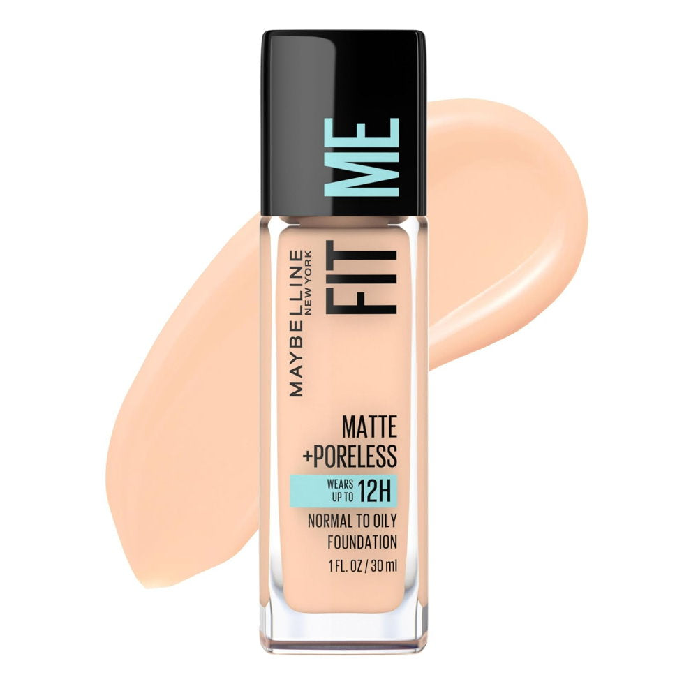 3x Maybelline Fit Me Matte Poreless Mattifying Liquid Foundation 30ml 115 Ivory