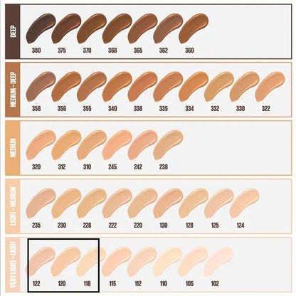 6x Maybelline Fit Me Matte Poreless Mattifying Liquid Foundation 30ml 120 Classic Ivory