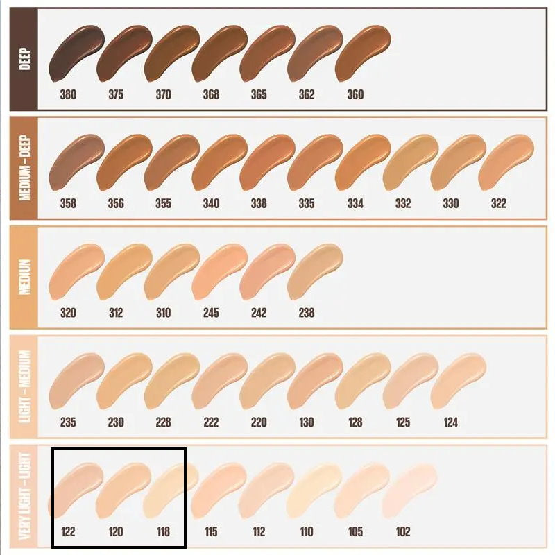 Maybelline Fit Me Matte Poreless Mattifying Liquid Foundation 30ml 120 Classic Ivory
